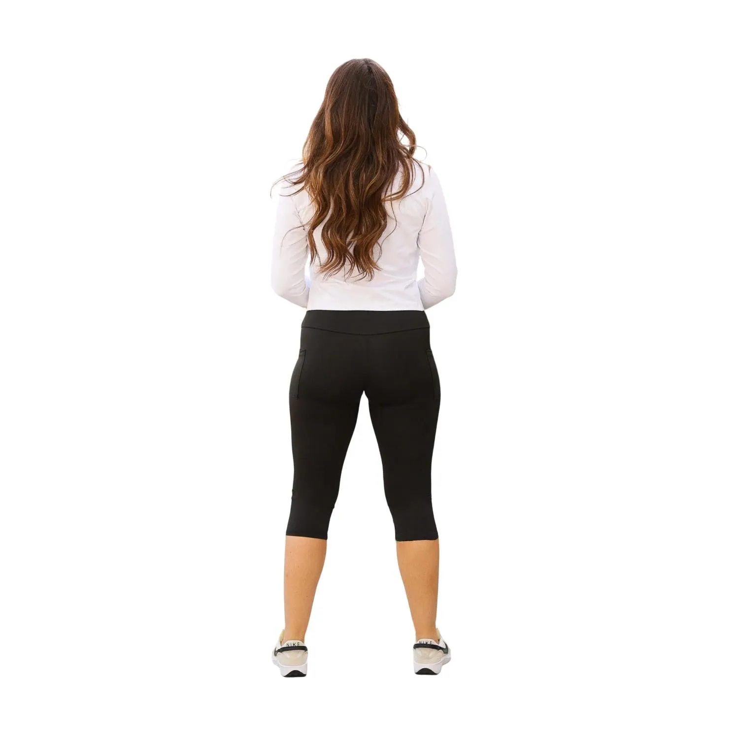 The Chelsea Capri Leggings In Black
