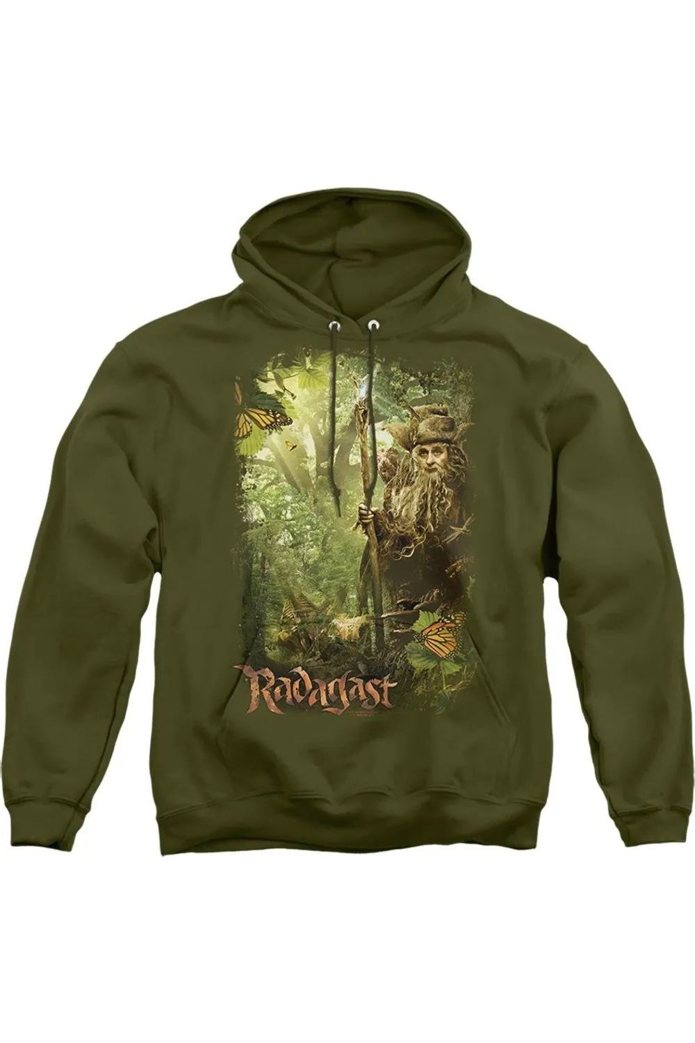 The Hobbit In The Woods Adult Pull Over Hoodie / Hooded Sweatshirt