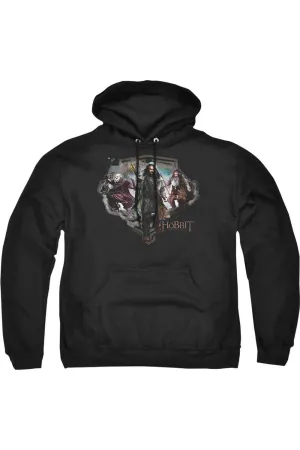 The Hobbit Three Dwarves Adult Pull Over Hoodie / Hooded Sweatshirt