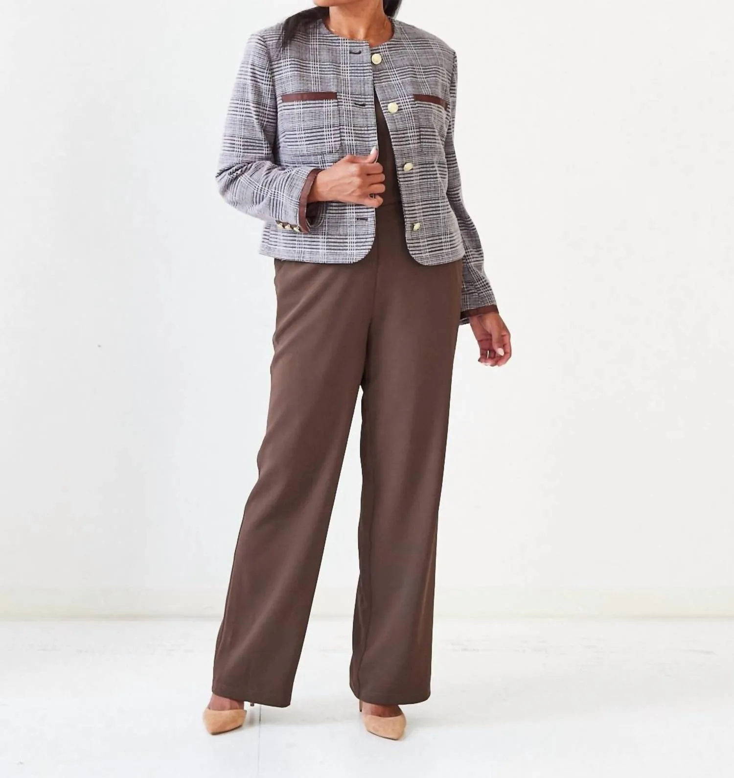 The Lady Jacket In Beacon Plaid