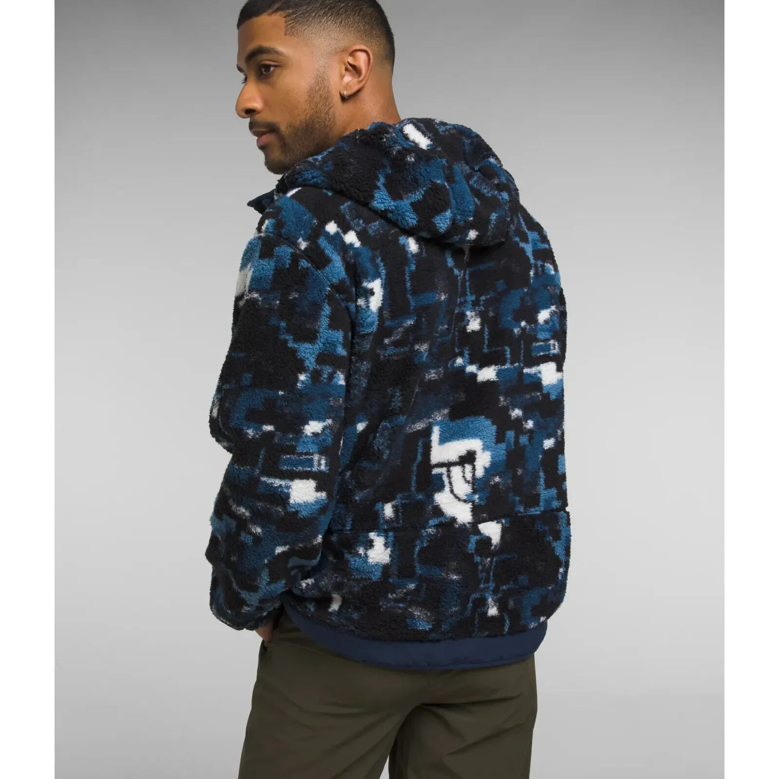 The North Face Campshire NF0A84HXOVP Hoodie Men's Navy Digi Dome Print CLO1061