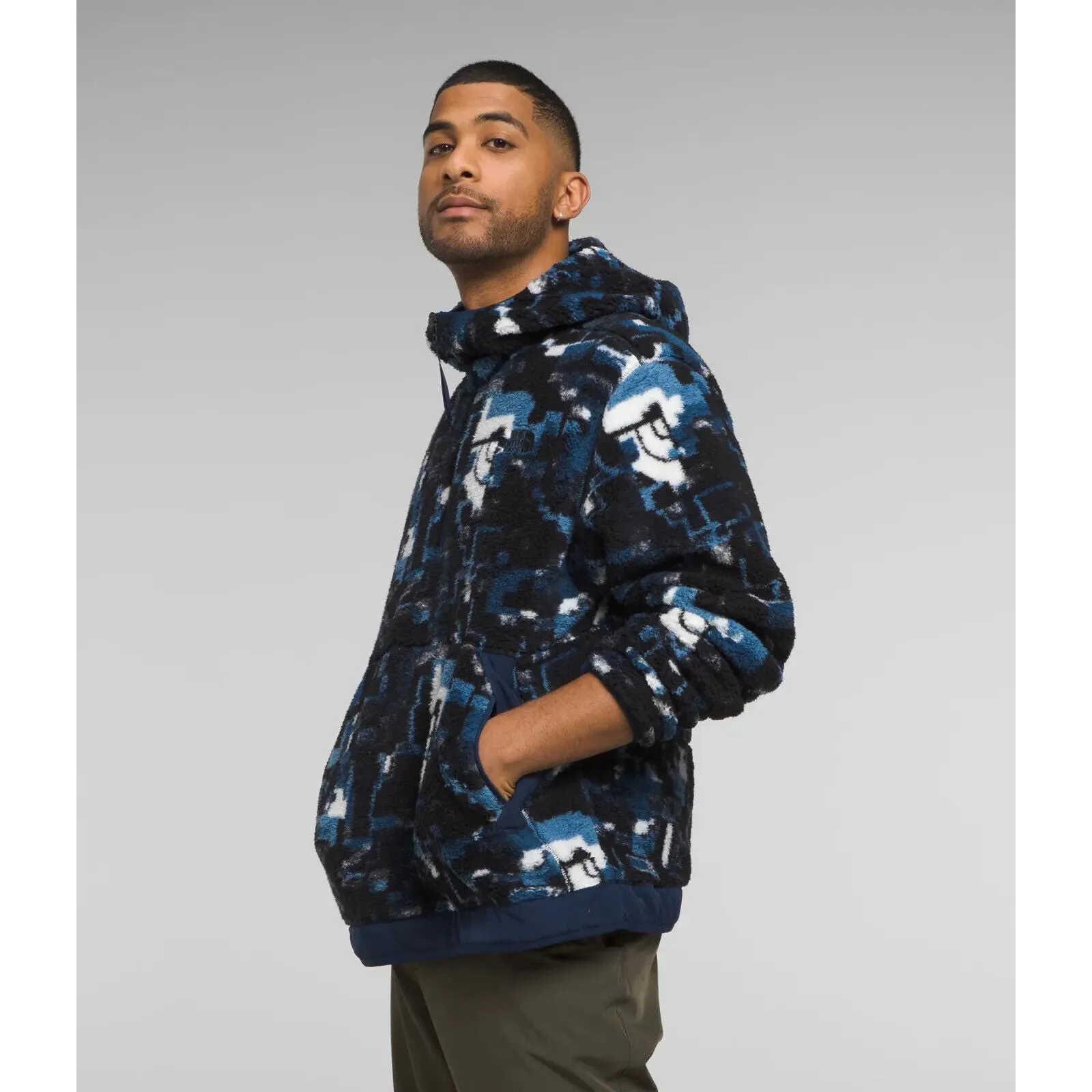 The North Face Campshire NF0A84HXOVP Hoodie Men's Navy Digi Dome Print CLO1061