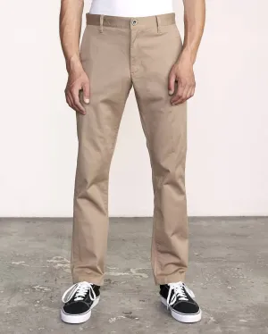 The Weekend Stretch Cotton Blend Pant In Dark Khaki