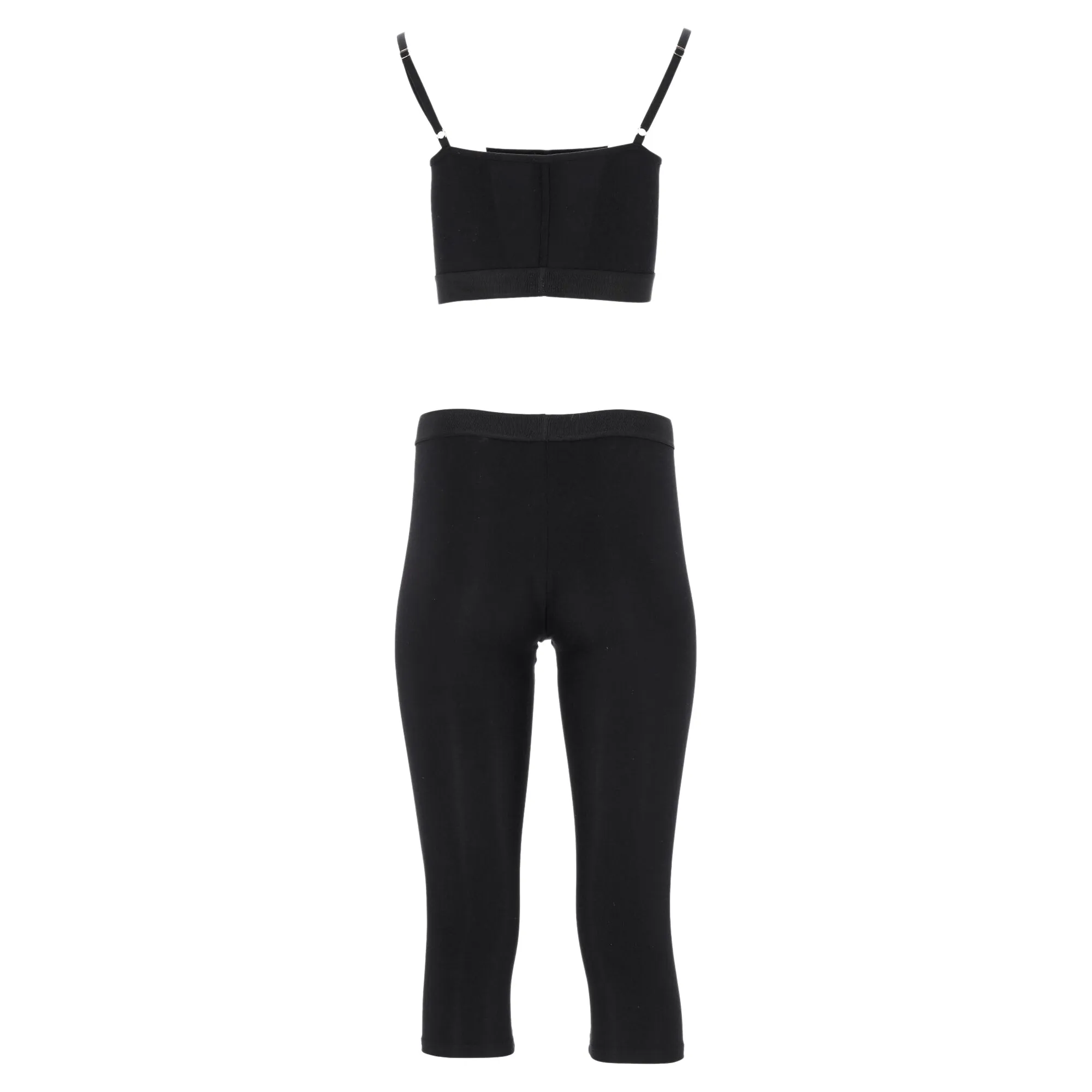 Tom Ford Racerback Tank Top and Leggings in Black Nylon