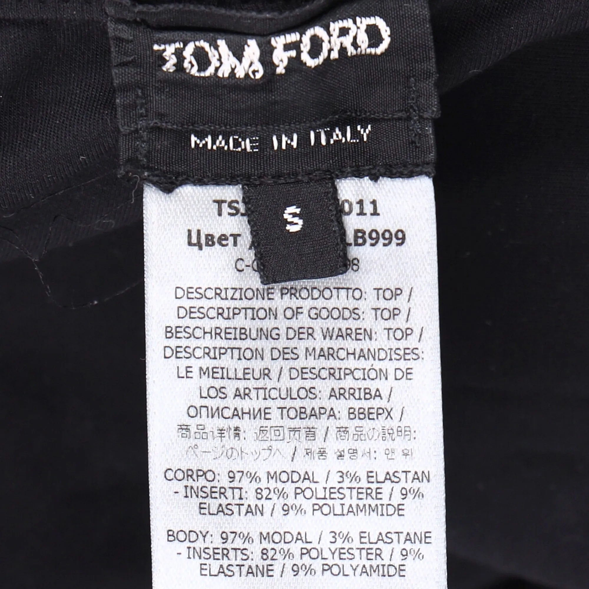 Tom Ford Racerback Tank Top and Leggings in Black Nylon