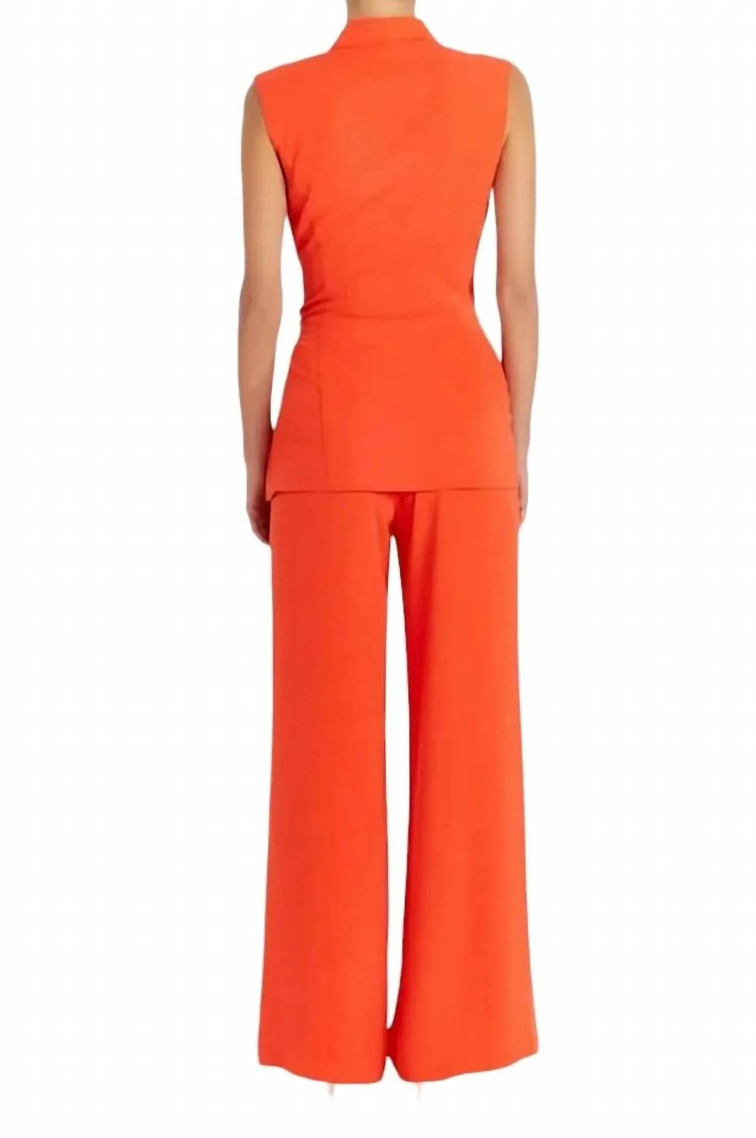 Vera Sleeveless Blazer In Serrano