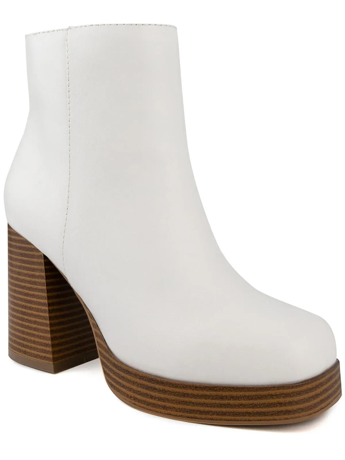 Warrant Womens Zipper Booties