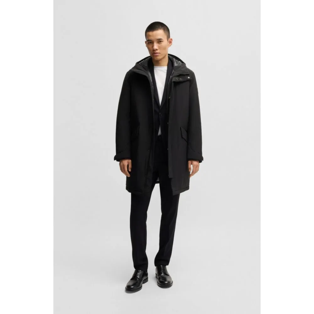 Water-repellent jacket with down filling