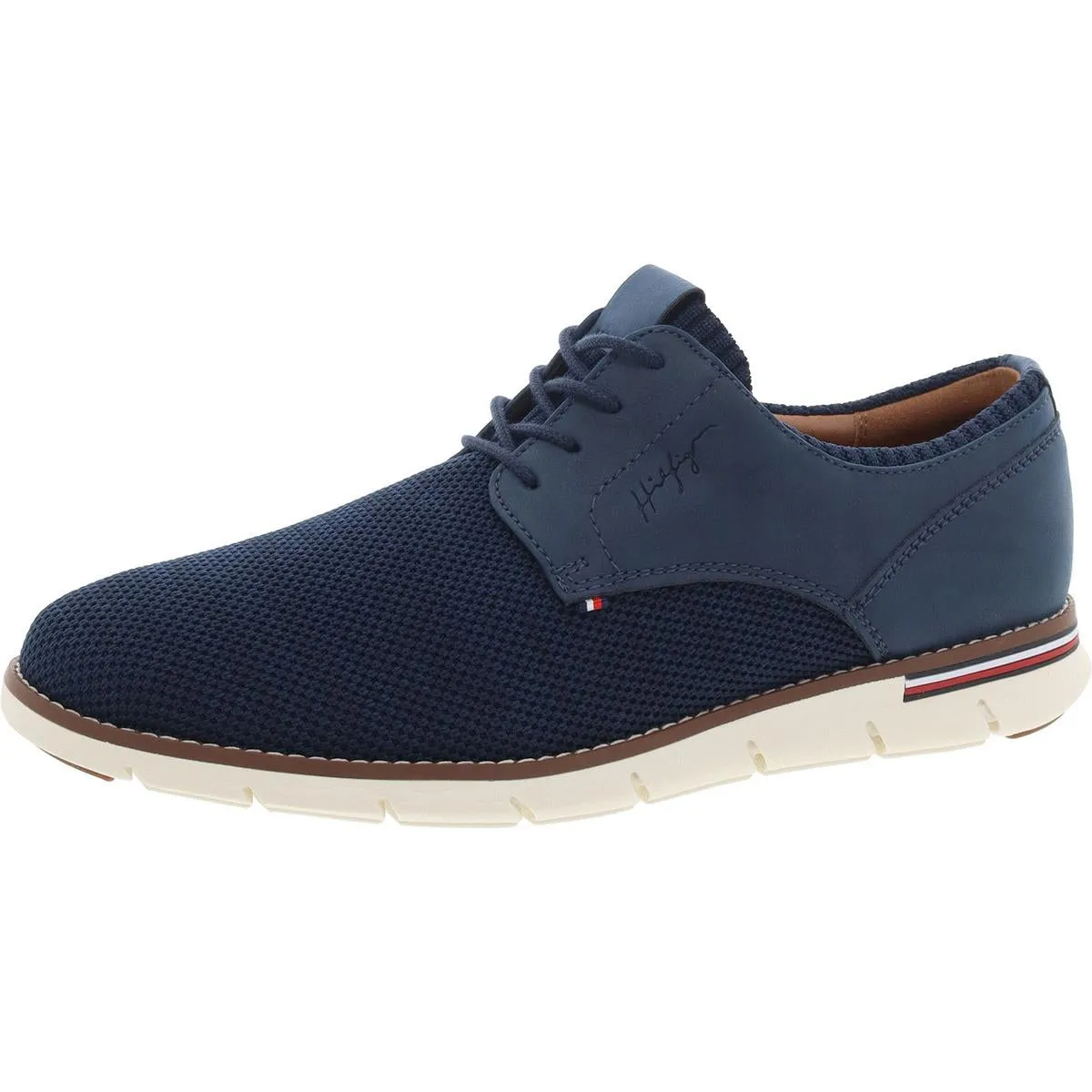 Winner Mens Knit Lace-Up Oxfords