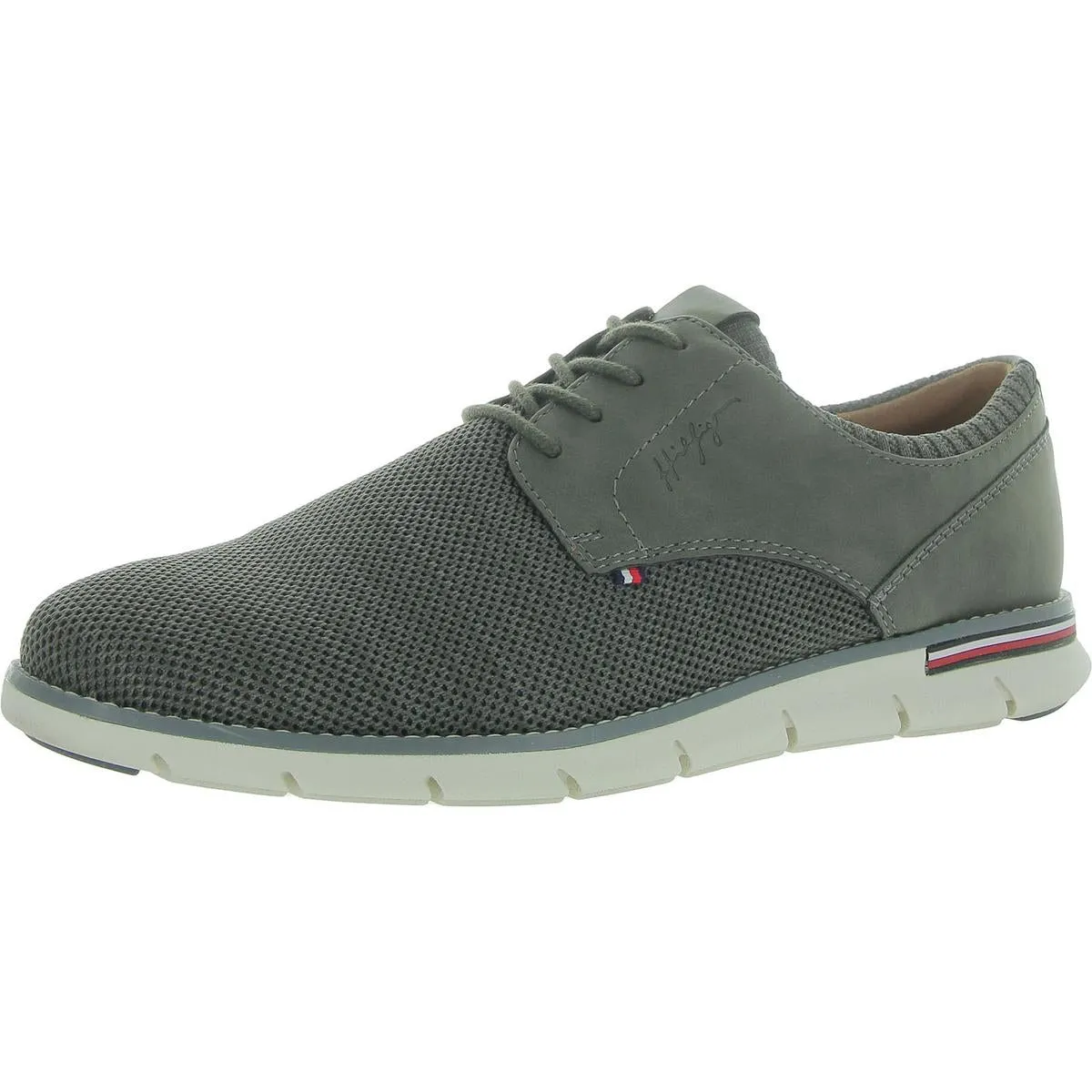 Winner Mens Knit Lace-Up Oxfords