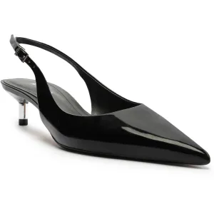 Womens Buckle Slingback Heels