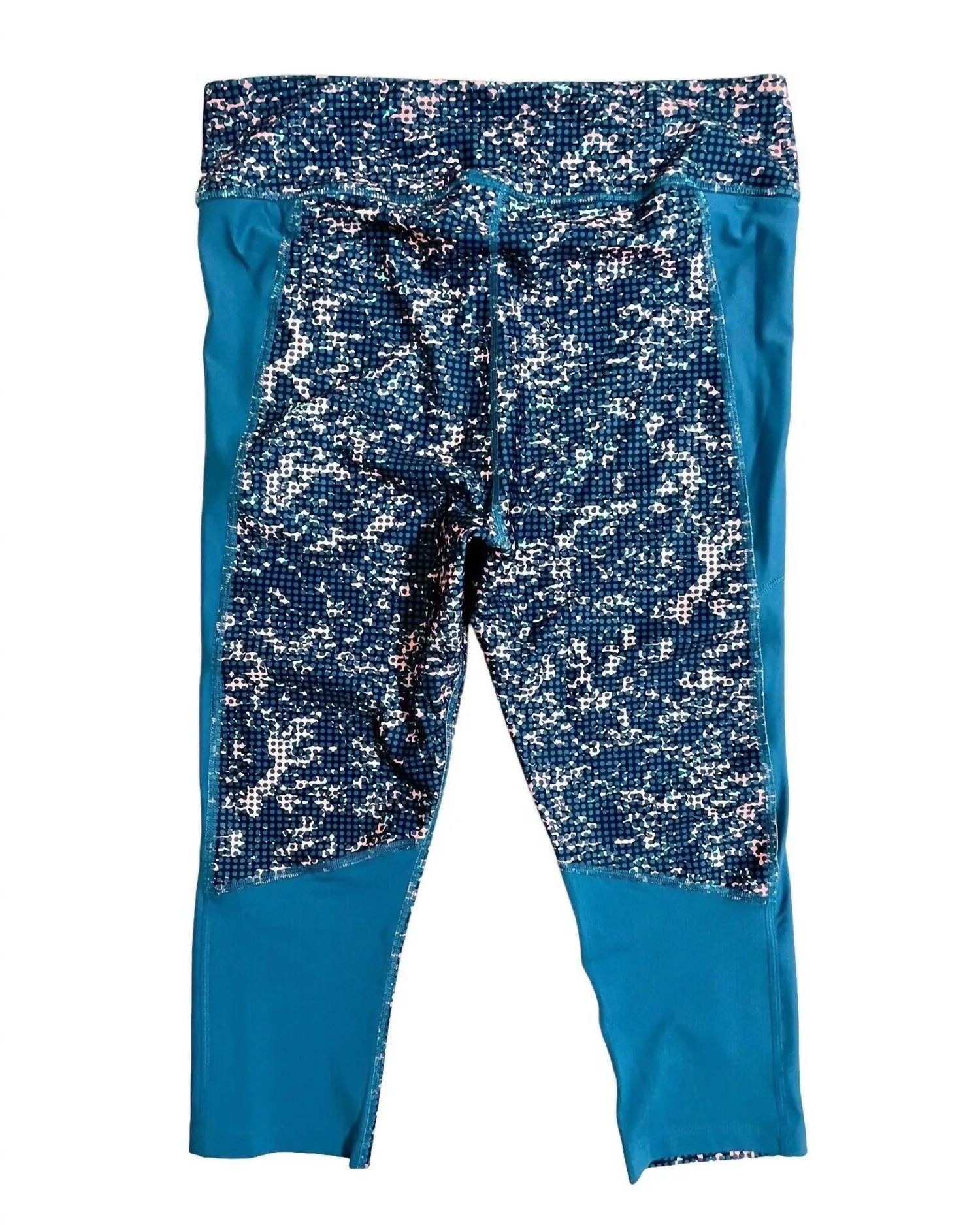 Women's Heat Gear Compression Cropped Leggings In Blue