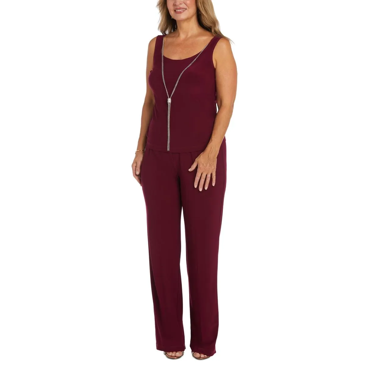 Womens Mesh 4PC Pant Suit