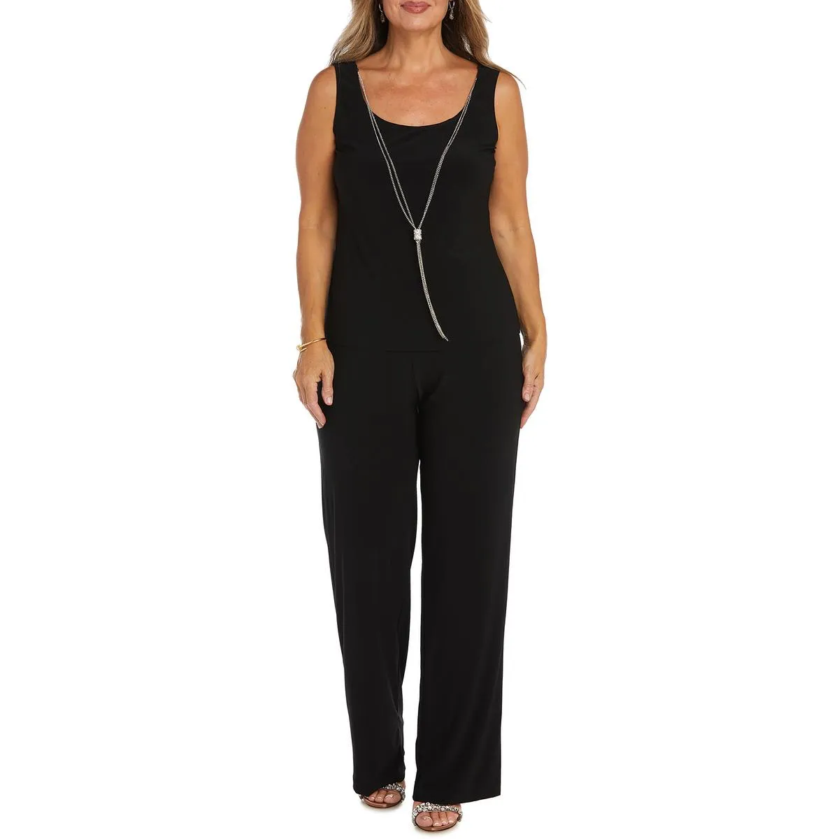 Womens Mesh 4PC Pant Suit