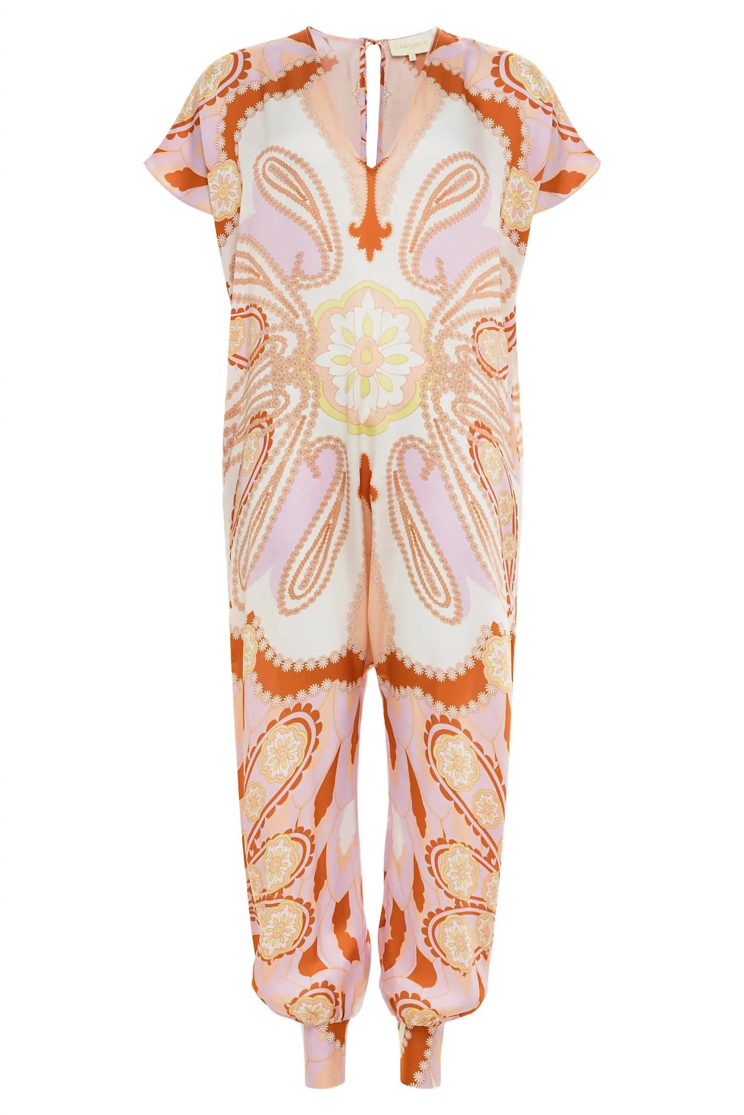 Women's Sera Jumpsuit In Maxi Paisley