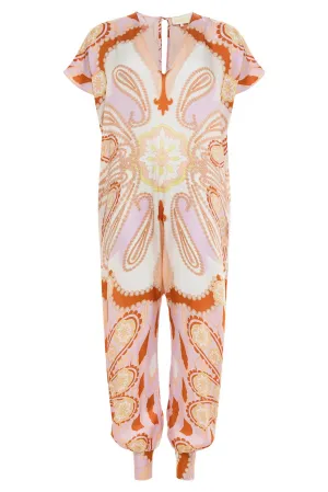 Women's Sera Jumpsuit In Maxi Paisley