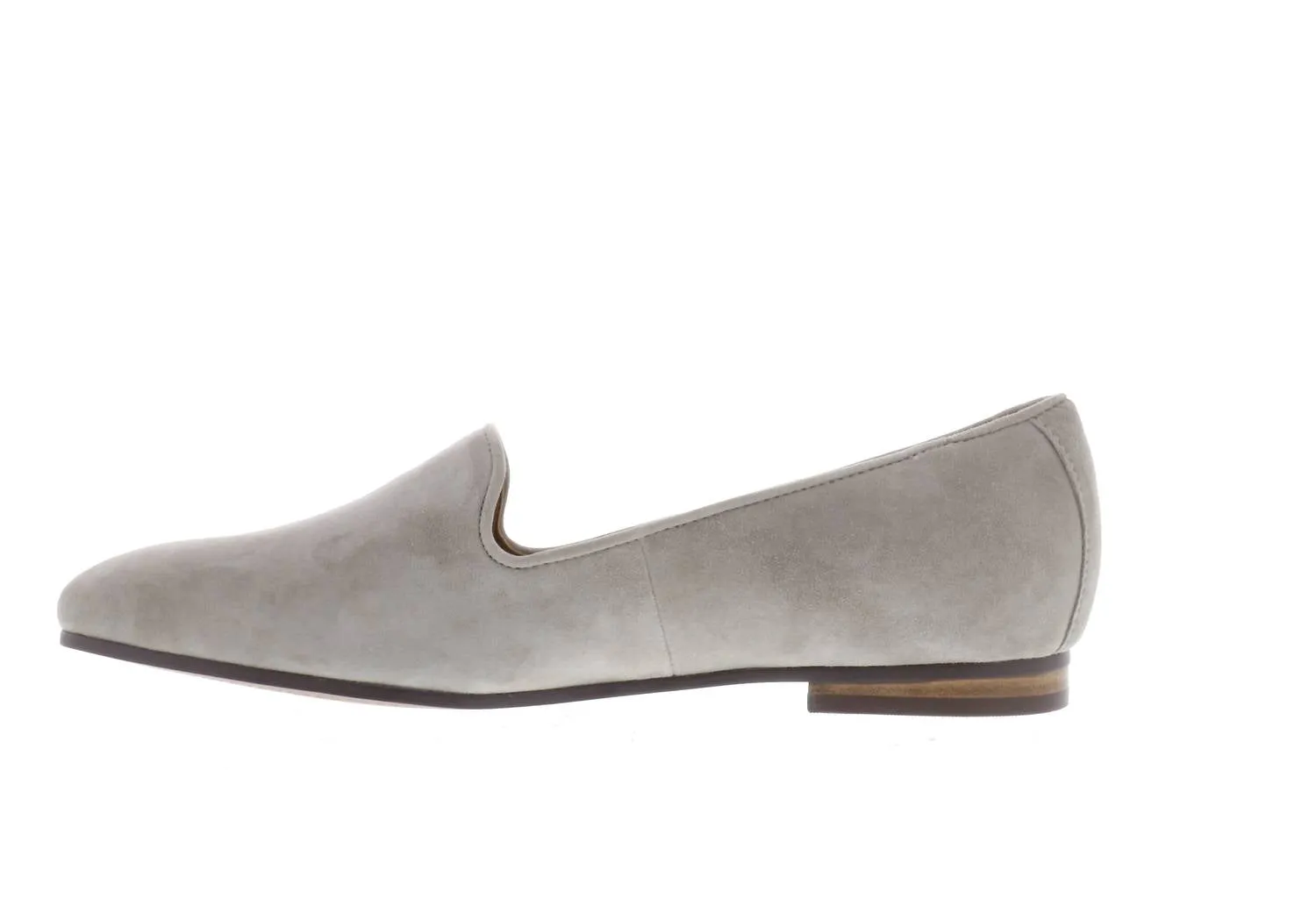 Women's Willa Flat Loafers In Dark Taupe Suede