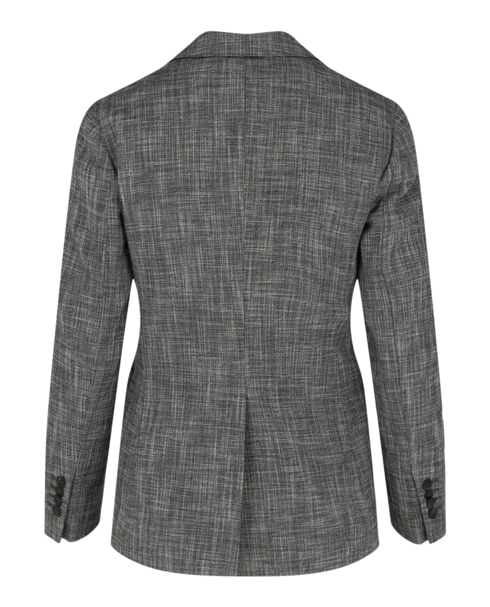 Wool-Blend Single Breasted Blazer