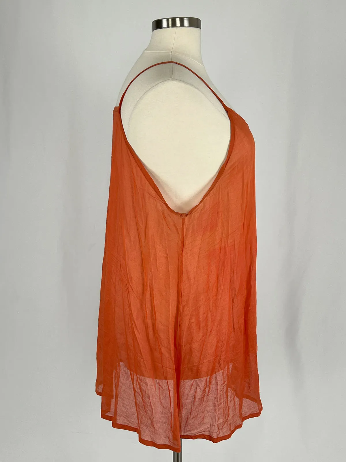 World of Crow Size 2X Orange Square Dots Dress